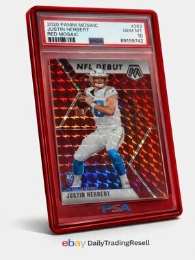 PSA Graded Card Aluminum Magnetic Case Holder Slab Protector Display - No Card